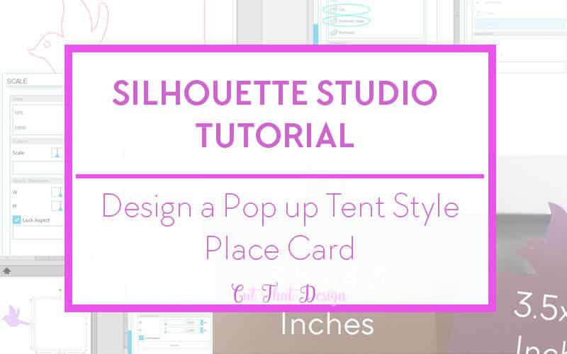 Free SVG Files Design A Pop Up Tent Style Place Card In Silhouette 