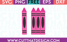 SVG Cutting Files for School Crayons