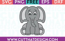 Free Baby Elephant SVG
