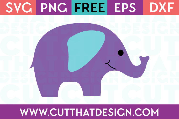 Free SVG Baby Elephant Download