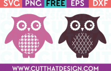 SVG Cutting File Owl Patterns