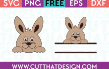 Free SVG Cutting Files Site Easter Bunny