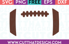 Football SVG For Silhouette Cutting Machine