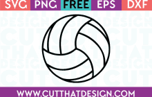 Volleyball svg file