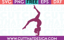 Free Gymnast SVG File Download
