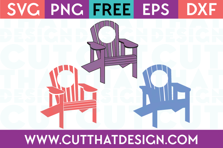 Adirondack Free SVG Chair Monogram