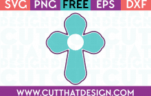 Free Monogram Cross SVG