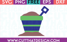 Bucket and Spade Free SVG