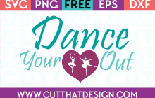 Free Dance Quote SVG File