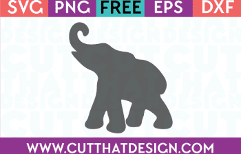 Free Elephant Silhoutte SVG
