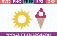 Cut That Design Summer Monogram SVG