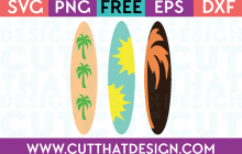 Free Surfboard SVG Files