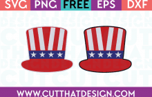 Free SVG Files Uncle Sam Hat Patriotic Designs