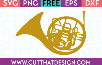 French Horn SVG