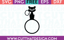 Halloween Cat Free SVG Cutting File