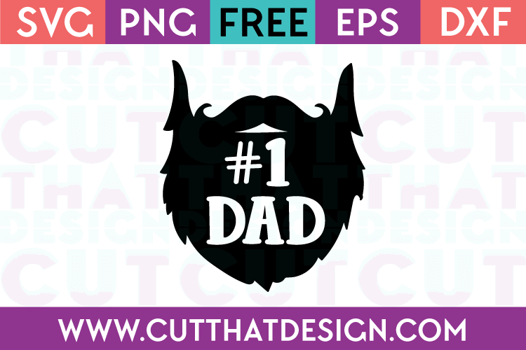 Dad Beard SVG Fathers Day