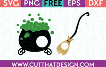 Halloween Witches Cauldron SVG Cutting File