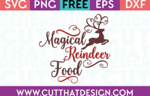 Magical Reindeer Food SVG