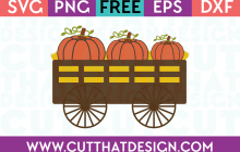 Free SVG Files Pumpkin Wagon