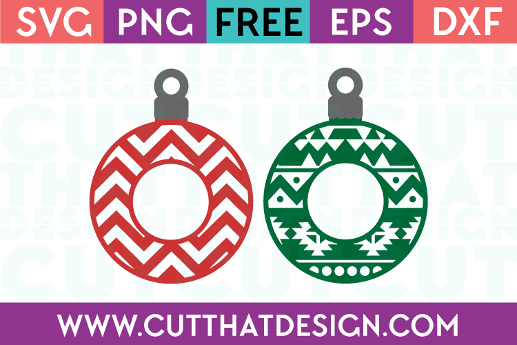 Free Christmas Decoration SVG Cutting File