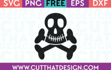 Free SVG Files Skull and Crossbones