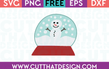Free SVG Files Free Snowman and Snow Globe