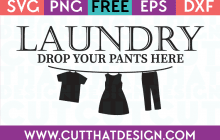 Laundry Free SVG Cut Files