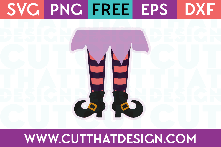 Free SVG Files Witches Legs