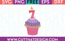 Free SVG Files Cupcake Seven