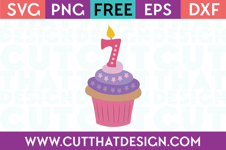 Free SVG Files Cupcake Seven