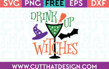 Free SVG Files Drink up Witches