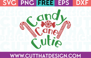 Candy Cane Quote Free SVG