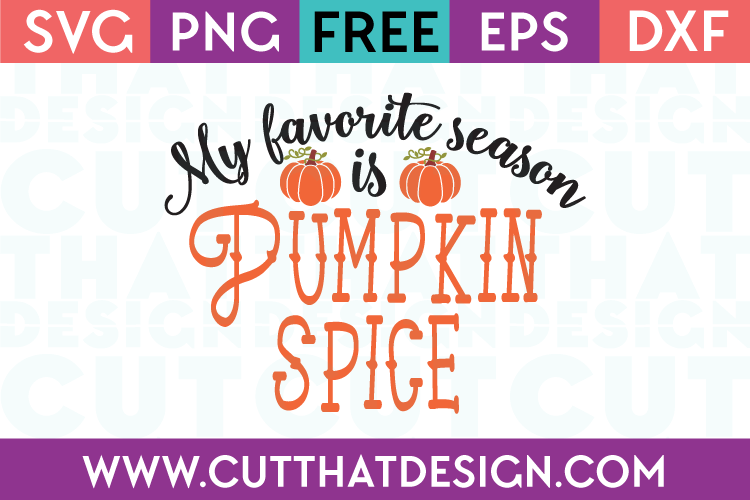 Free SVG Pumpkin Spice Favorite Season