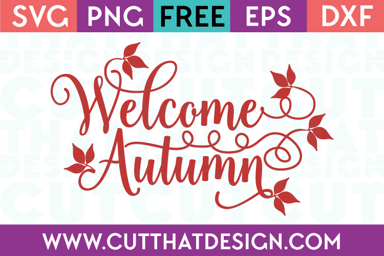 Free SVG Files Welcome Autumn