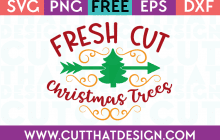Free SVG Files Fresh Cut Christmas Tree