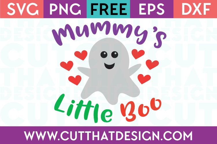 Free SVG Files Mummy's Little Boo