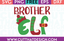 Free SVG Files Christmas Brother Elf