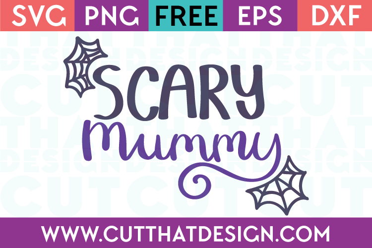 Free SVG Files Halloween Scary Mummy