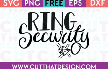 Free SVG Files Ring Security