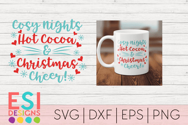 Cosy family christmas svg