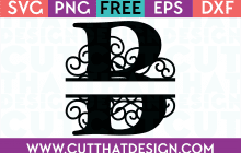 Free SVG Cut File Alphabet Letter B