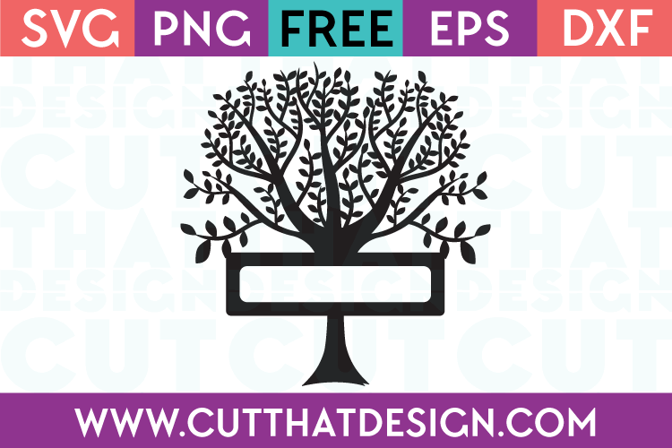 Free SVG Cutting Files Tree Design