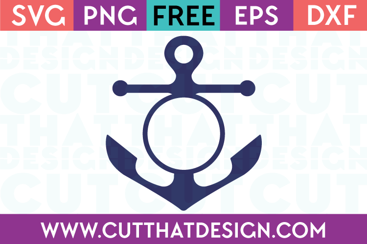 Free Anchor SVG Monogram