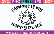 Free SVG Cut Files on Camping