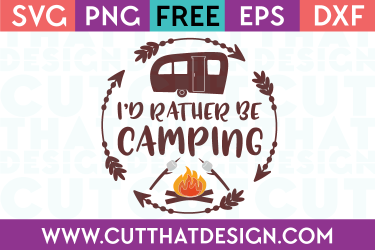 Free SVG Cut Files Camping