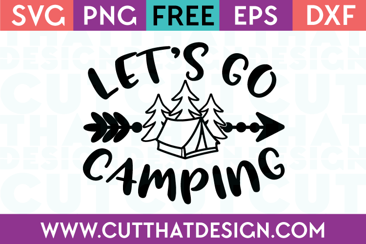 SVG Cut Files Free Camping Designs