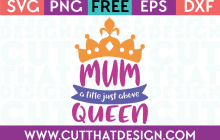 Free SVG Cut Files Mum