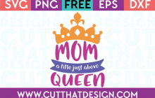 Free SVG Cut Files Mom