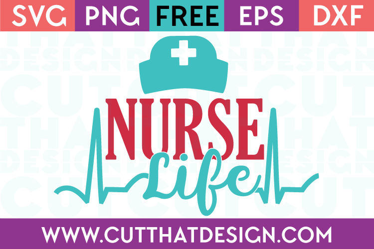 Free SVG Cut Files Occupations Nurse