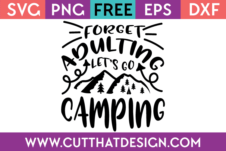 Free Camping SVG Files Download